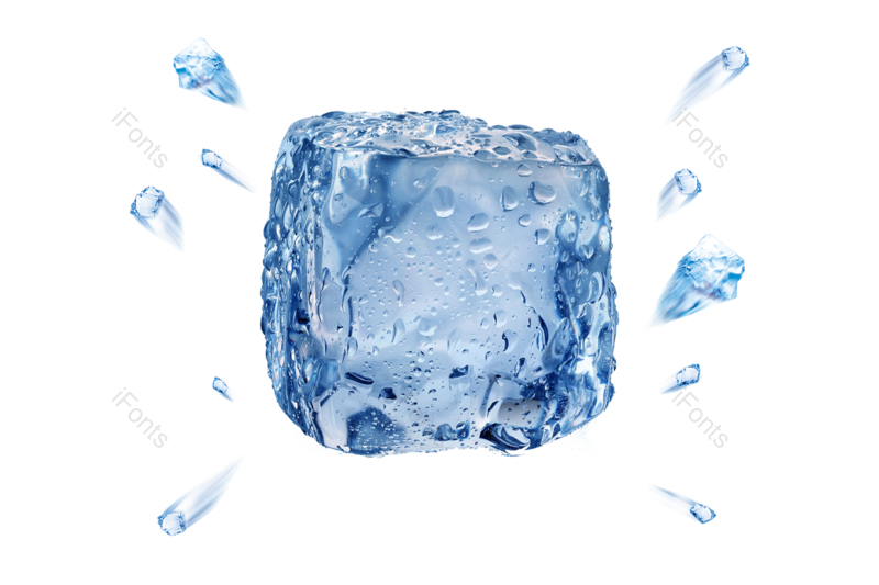 夏天图片,冰块元素,PNG,免抠素材